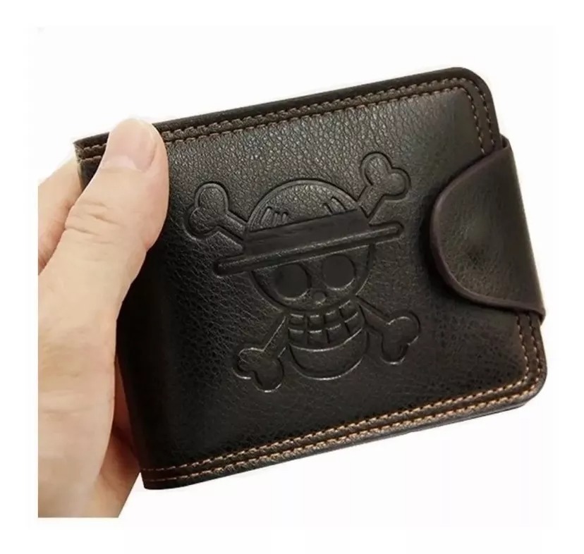Cartera One Piece Sombrero Anime Luffy Alta Calidad