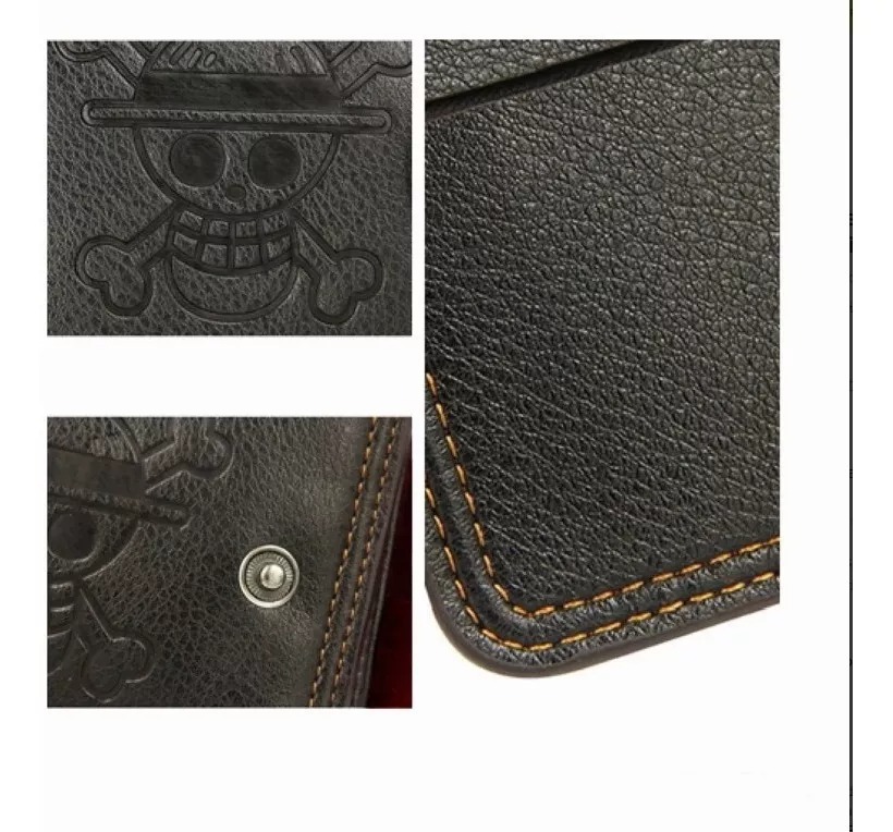 Cartera One Piece Sombrero Anime Luffy Alta Calidad