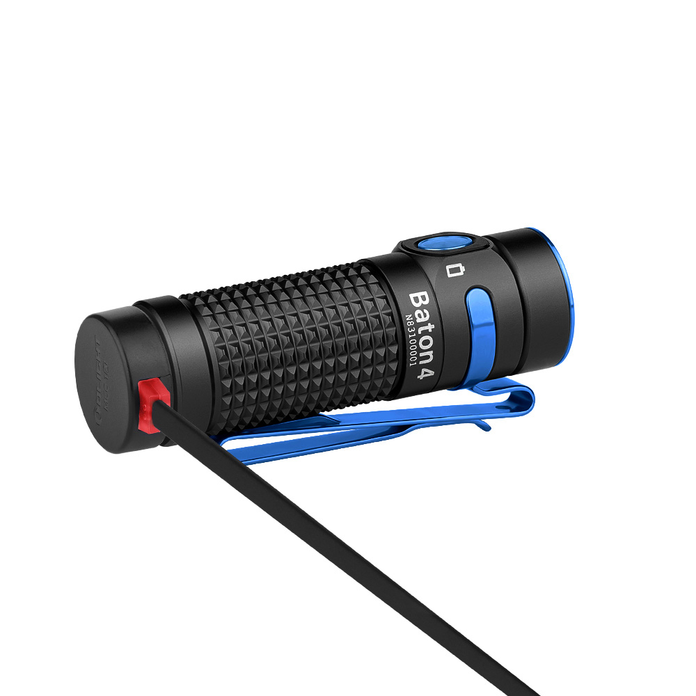 Linterna de Mano Recargable BATON 4 Negra Olight