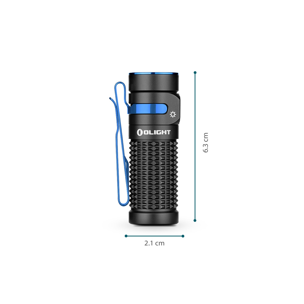 Linterna de Mano Recargable BATON 4 Negra Olight