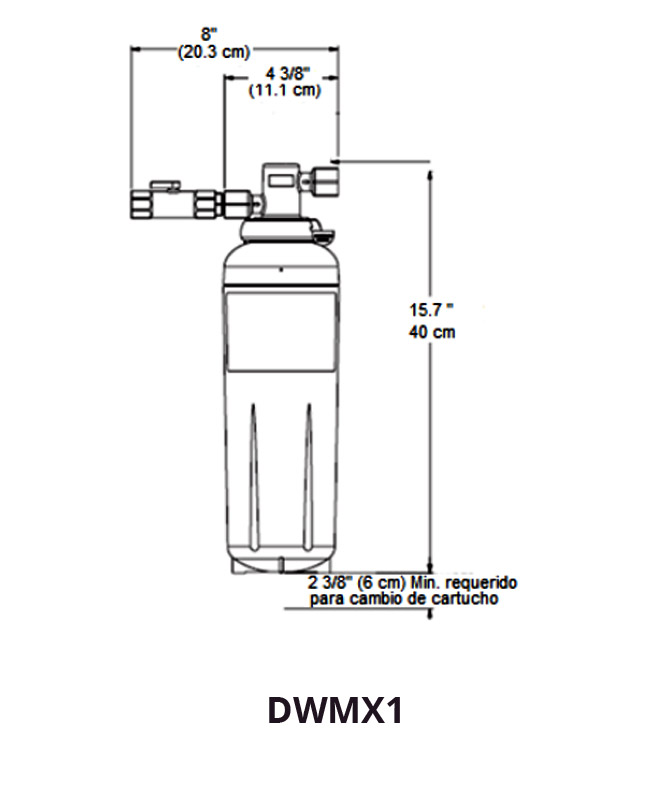 Repuesto de Filtro de Agua 3M Filtro DWMX