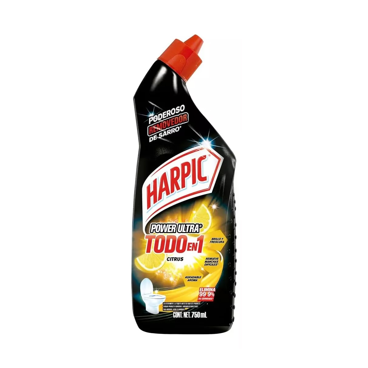 Harpic Limpiador Power Ultra Citrus 4 Piezas