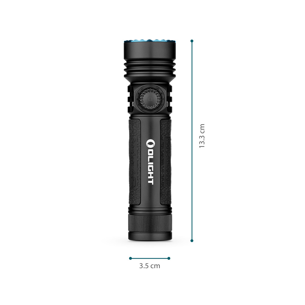 Linterna de Mano Recargable SEEKER 4 PRO Negra Olight