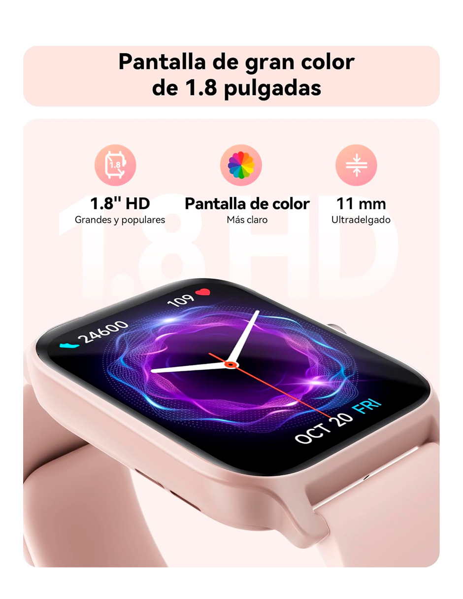 RELOJ INTELIGENTE IDW13001 PETUKITA BOX ROSA CON ALEXA