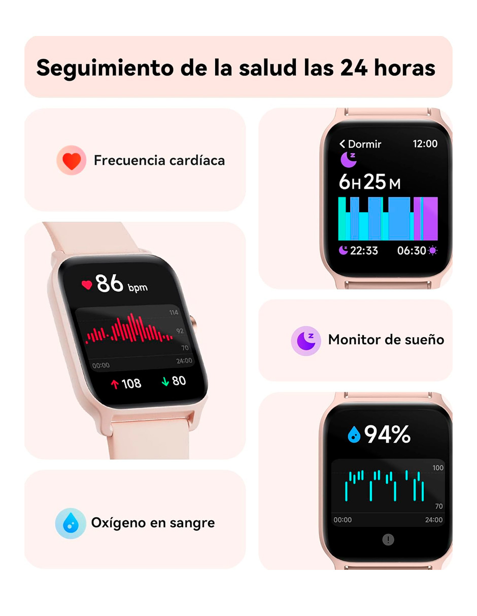 RELOJ INTELIGENTE IDW13001 PETUKITA BOX ROSA CON ALEXA