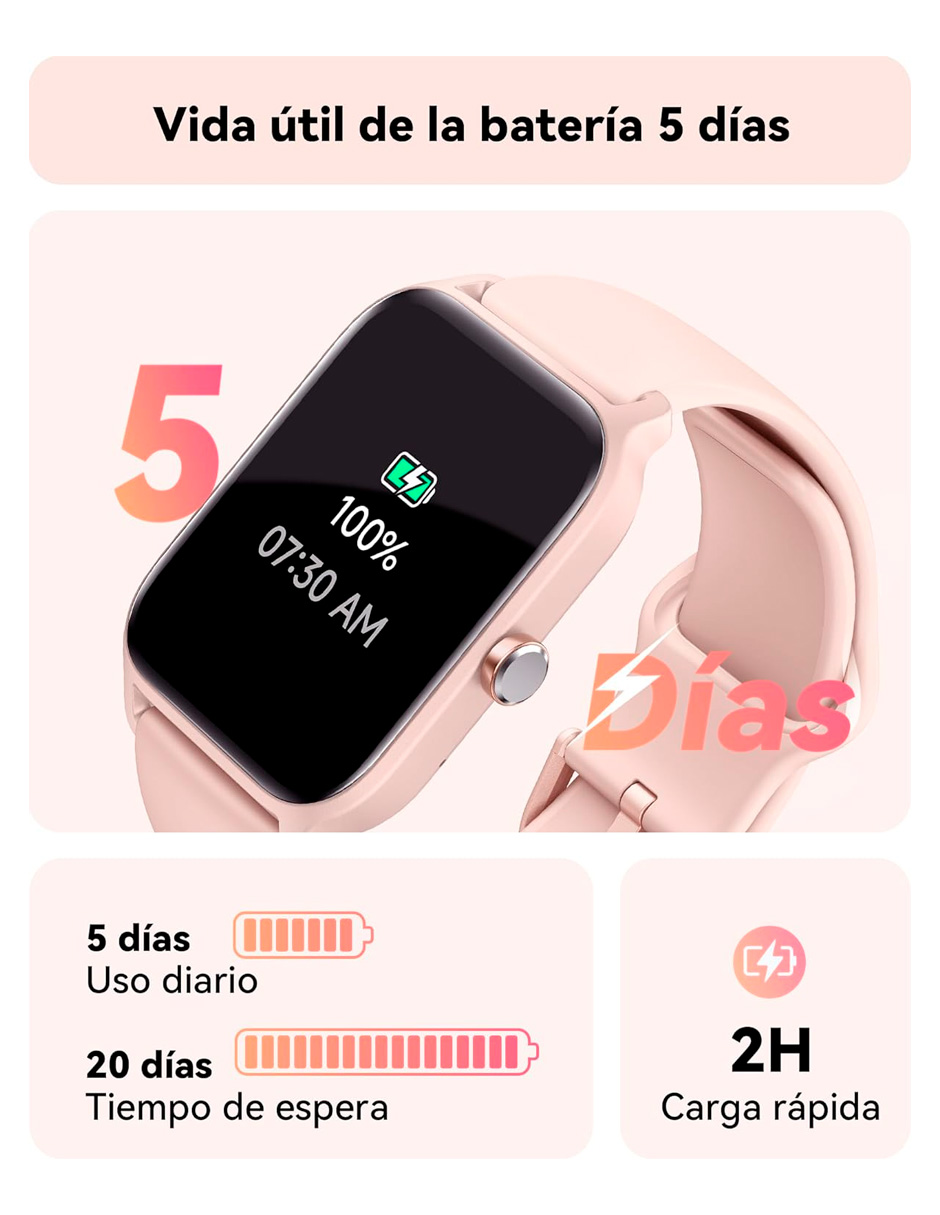RELOJ INTELIGENTE IDW13001 PETUKITA BOX ROSA CON ALEXA