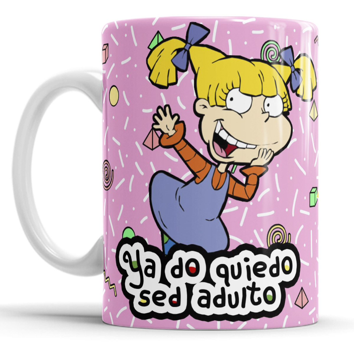 Set de 4 Tazas de ya do quiero ser adulto rugrats carlitos