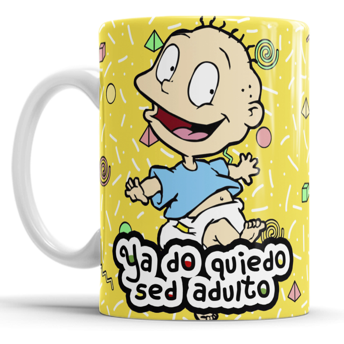 Set de 4 Tazas de ya do quiero ser adulto rugrats carlitos
