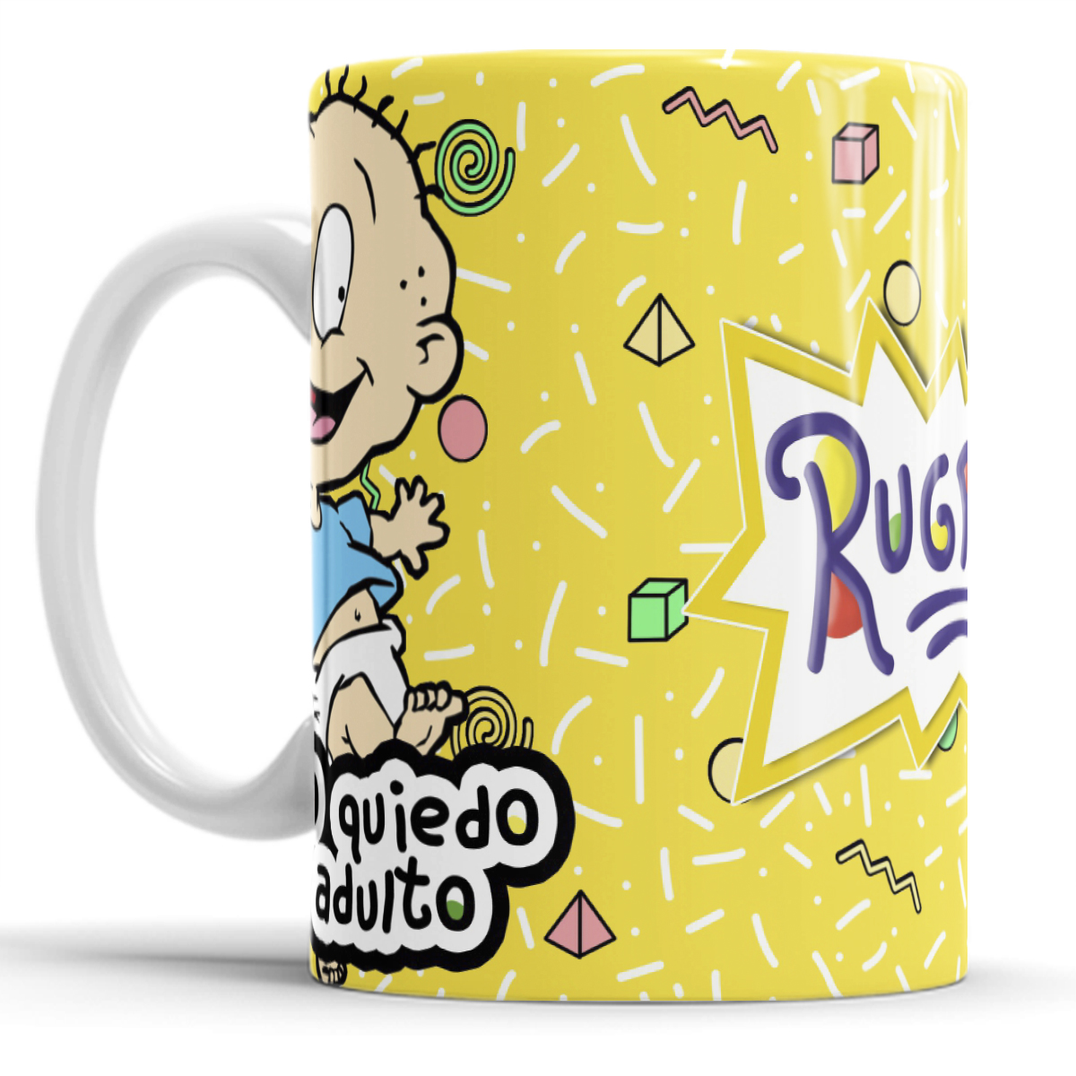 Set de 4 Tazas de ya do quiero ser adulto rugrats carlitos
