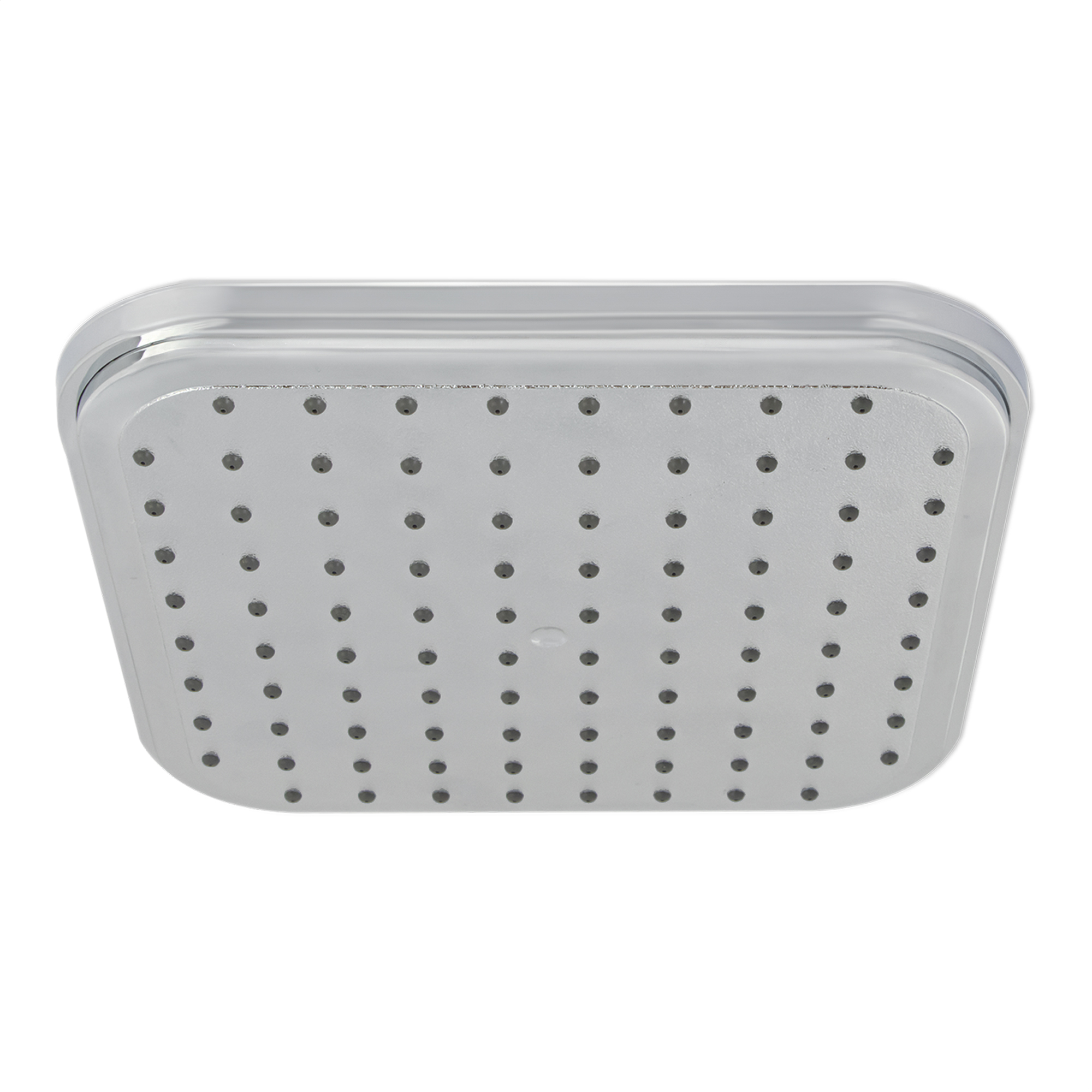 MEER Faucets by CNX | Cabezal de Ducha de Lluvia, Regadera Cuadrada de ABS Cromado 20 cm x 20 cm (8")