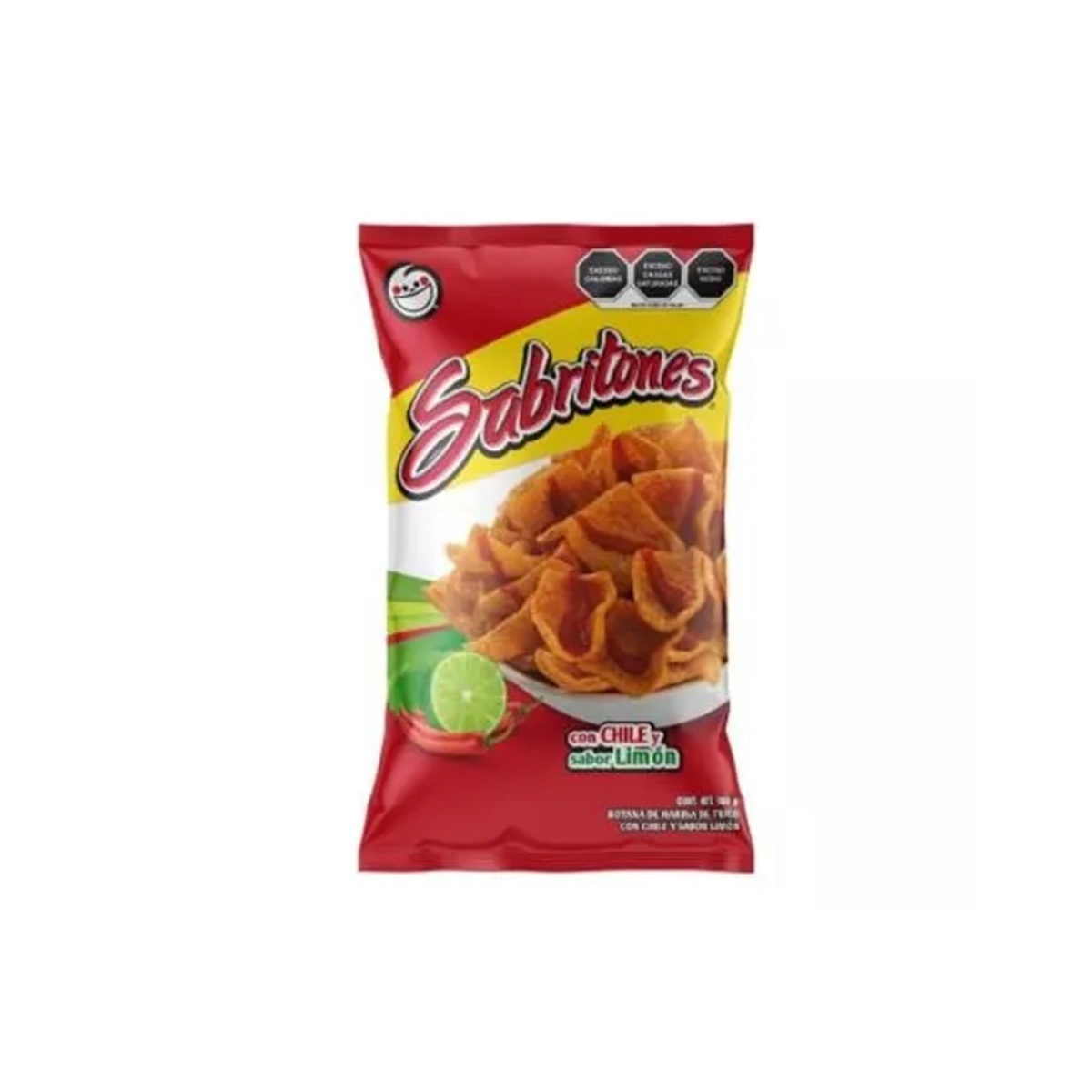 Sabritones Chicharrones con Chile y Limón 160 gramos (2 Bolsas)