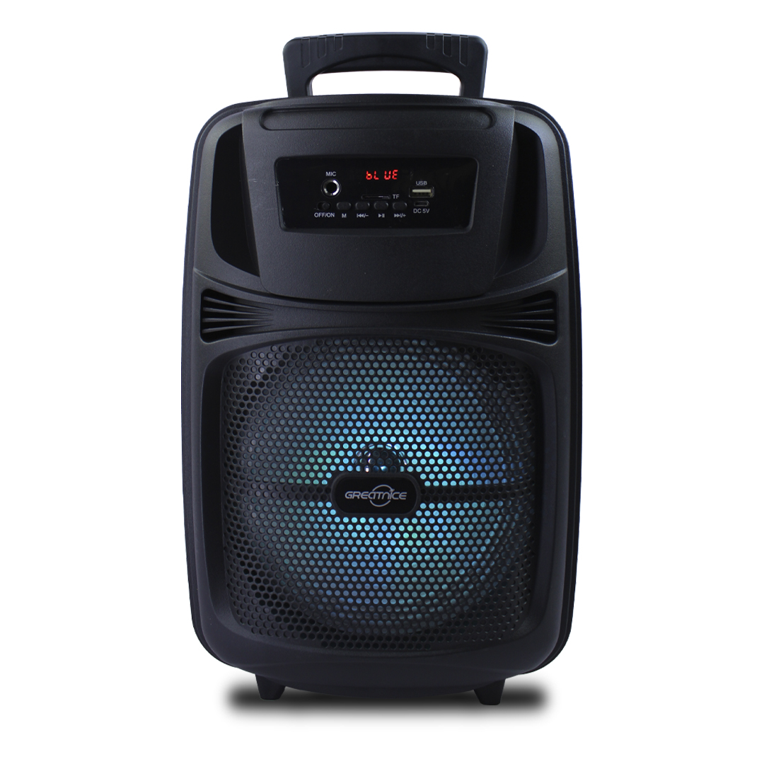 Bocina Tipo Bafle 8 Pulgadas Con Microfonon Alambrico  