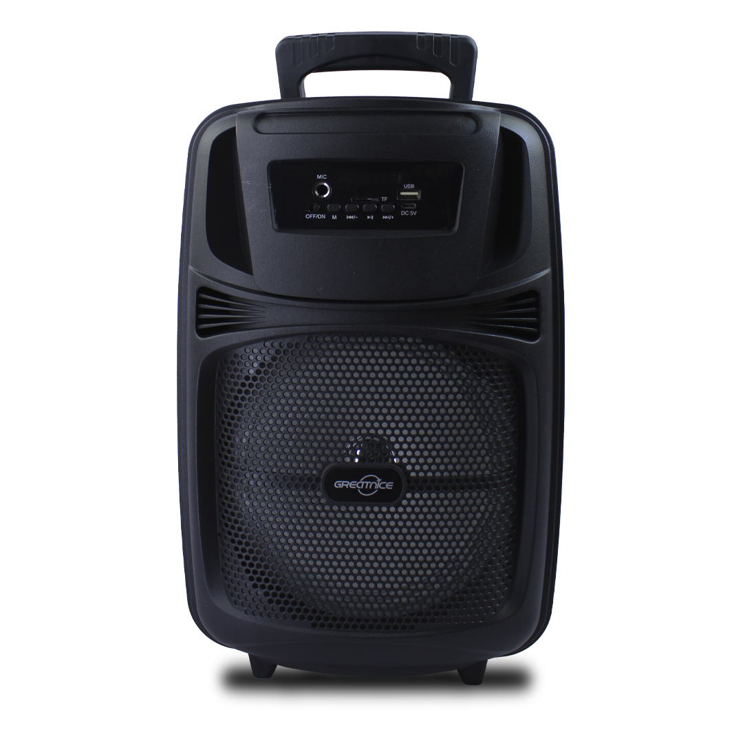 Bocina Tipo Bafle 8 Pulgadas Con Microfonon Alambrico  