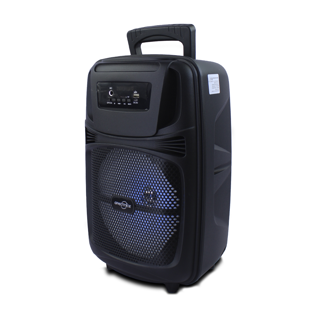 Bocina Tipo Bafle 8 Pulgadas Con Microfonon Alambrico  