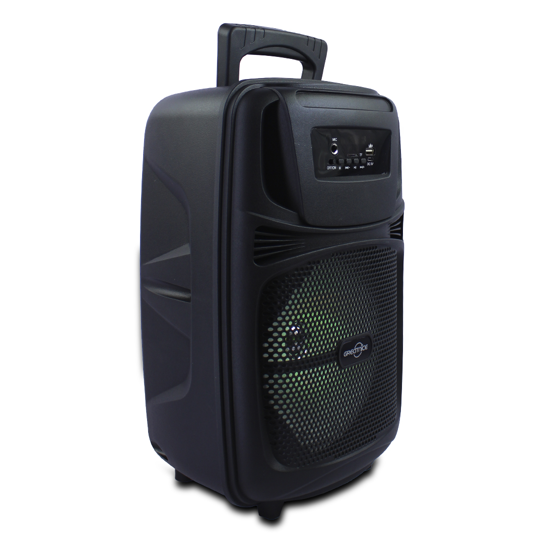 Bocina Tipo Bafle 8 Pulgadas Con Microfonon Alambrico  