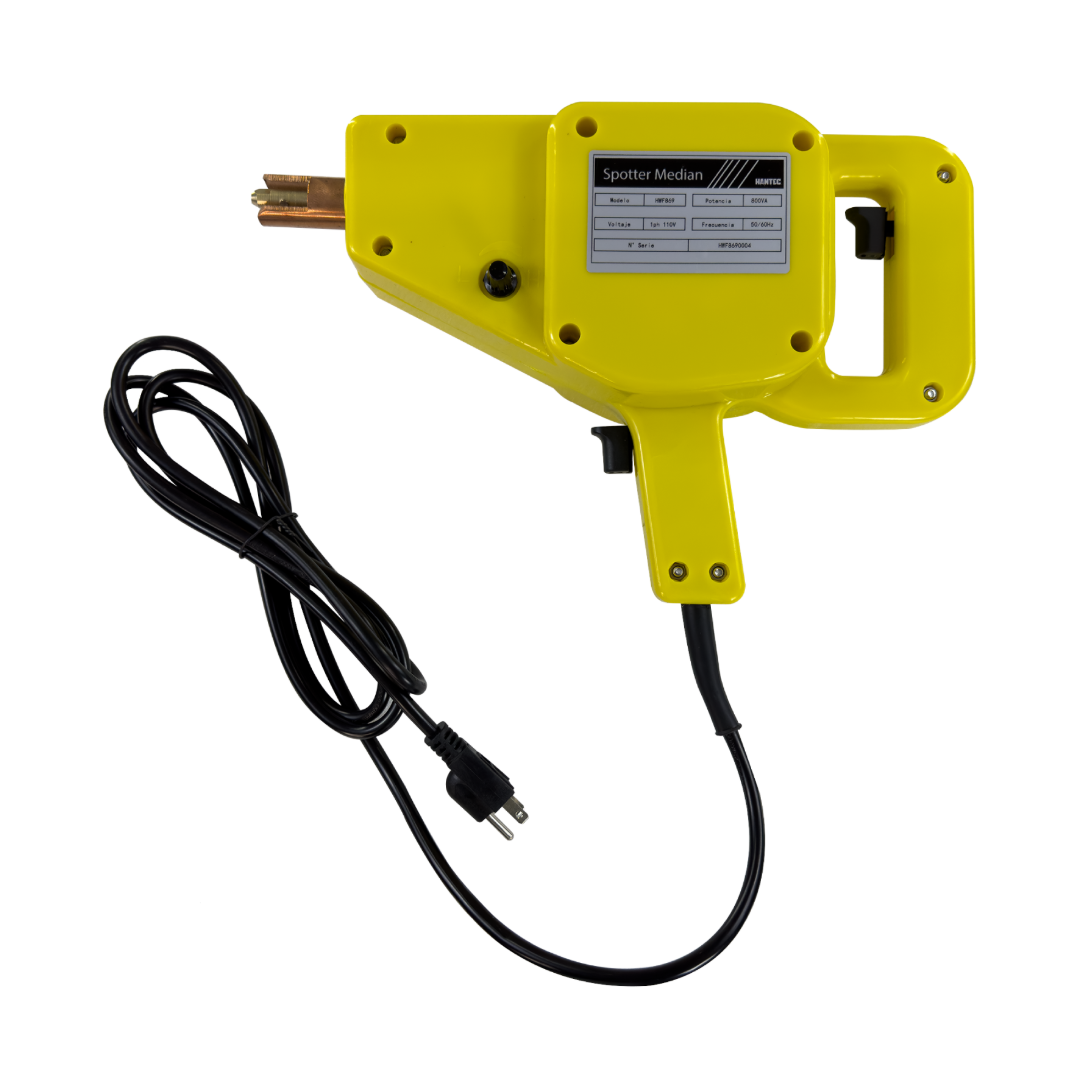 Spotter Kit Soldadora Punteadora Para Carrocería + Chaquetera + pernos reparación de Abolladuras