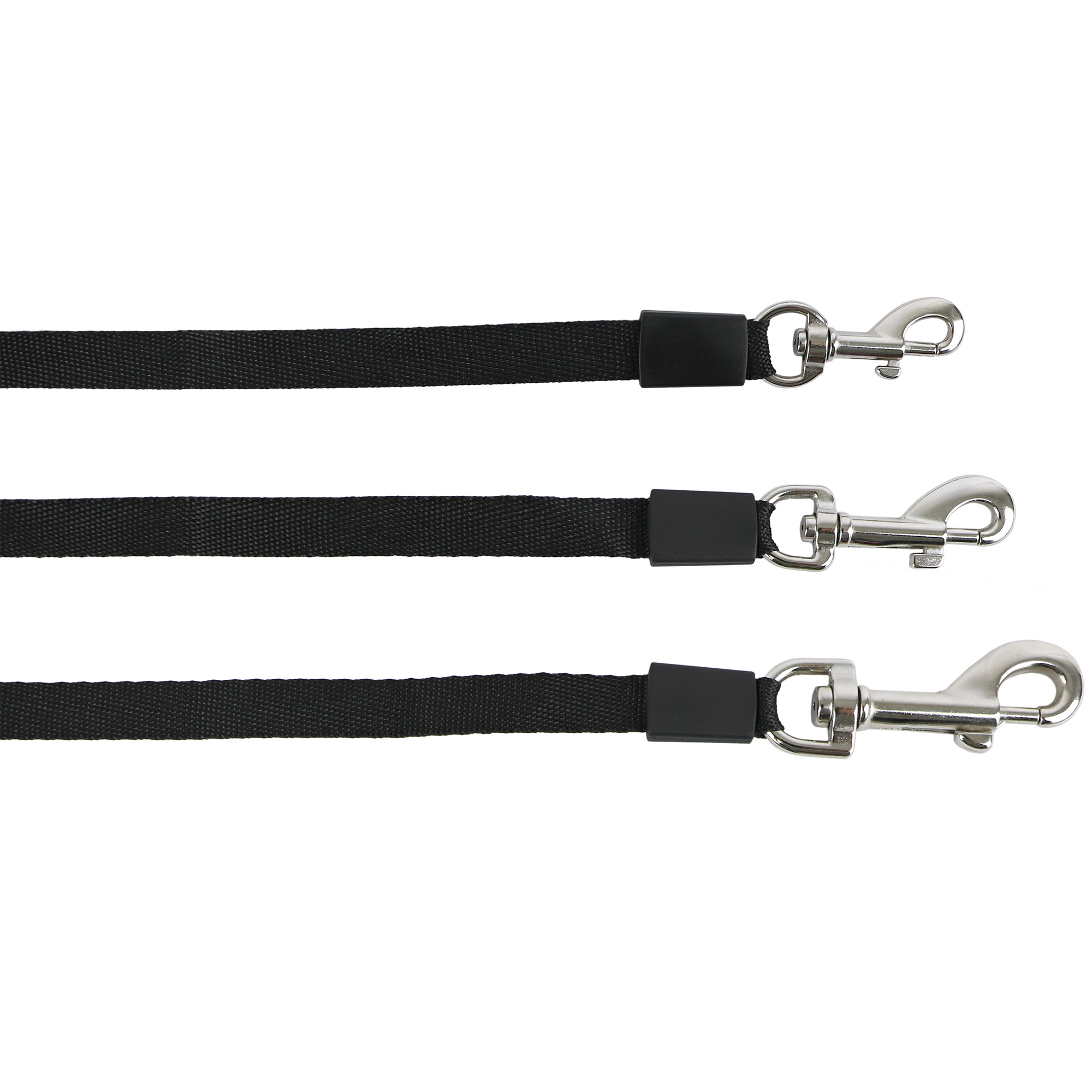 Correa Chica para Perro Petit Retráctil Durable Negro.