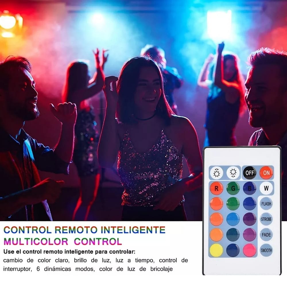 Reflectores Led Rgb De 50w Bylifity Ip66 Para Exterior