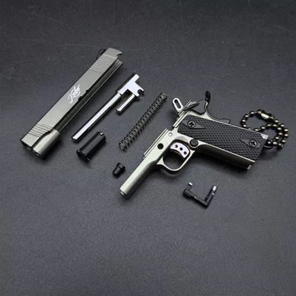 Llavero Táctico Pistola Mini Policíamilitar Desmontable 1911