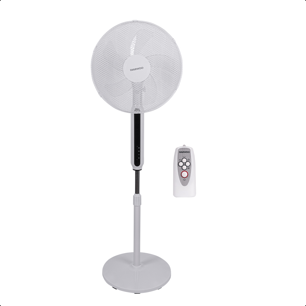 Daewoo Ventilador 16 pulgadas DI-1692AXK con Control Remoto con potencia de 45W.