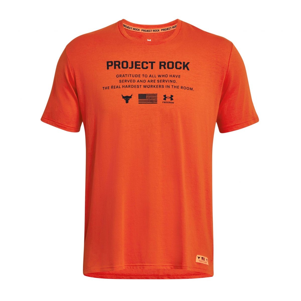 Playera Under Armour Project Rock Veterans Day.
