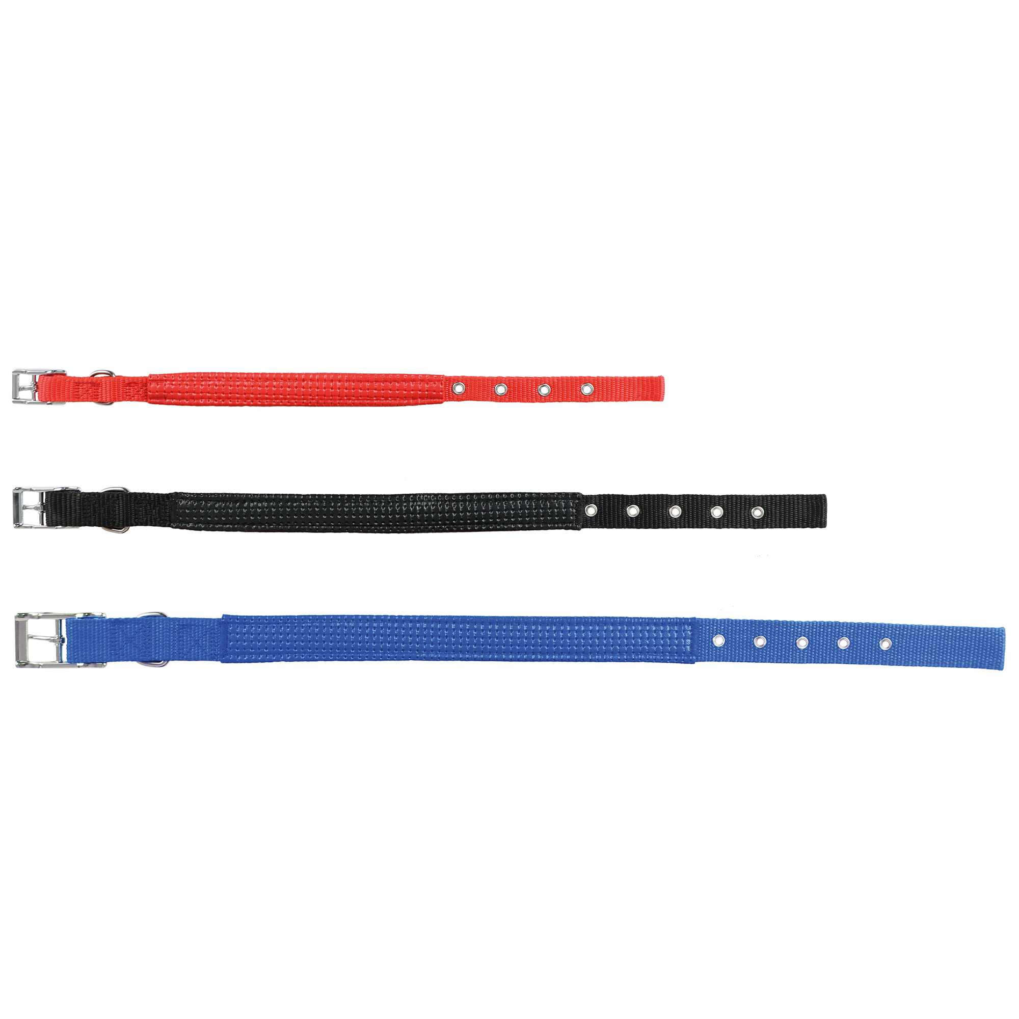 Juego de Collar y Correa Soft Mediano Petit para Perro Negro.