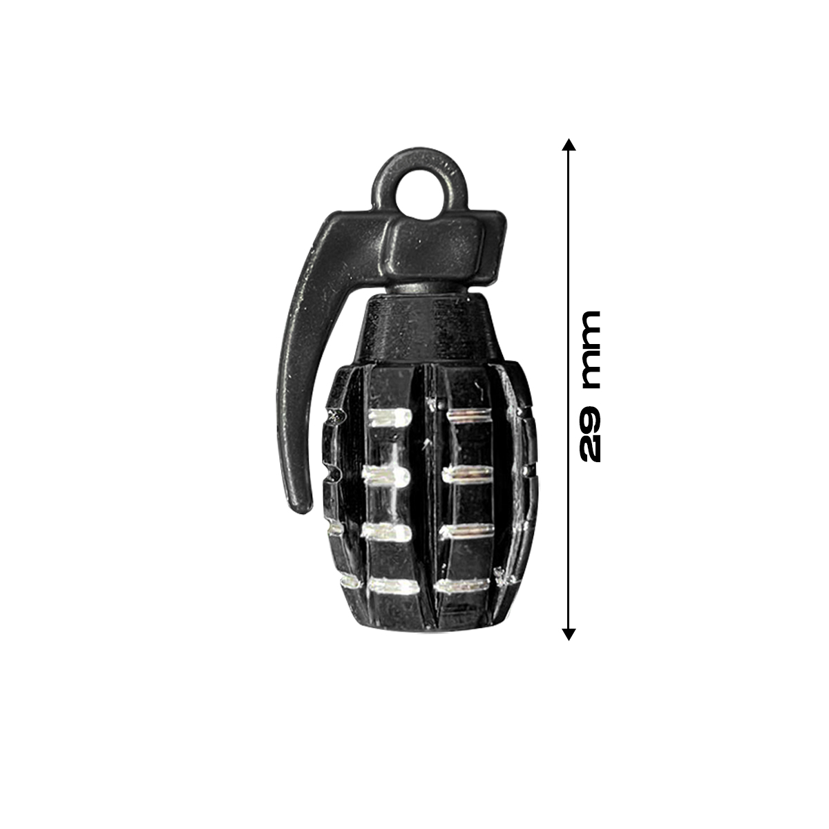 Tapón Pivote Cubre Válvula Bicicleta Moto Carro Negro