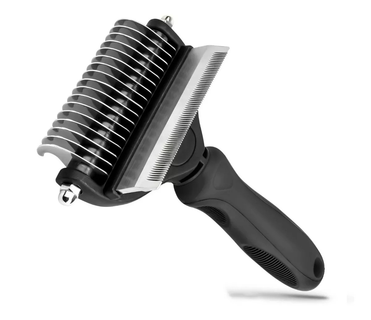 2 Es 1 Cepillo Deslanador Perro Gato Peine Mascotas Husky