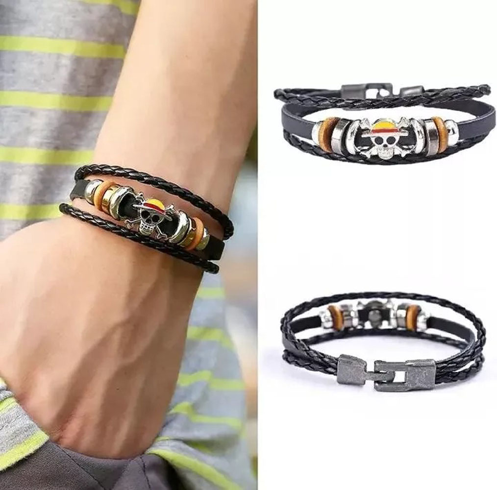 Pulsera Monkey D. Luffy Cosplay Anime One Piece Piratas