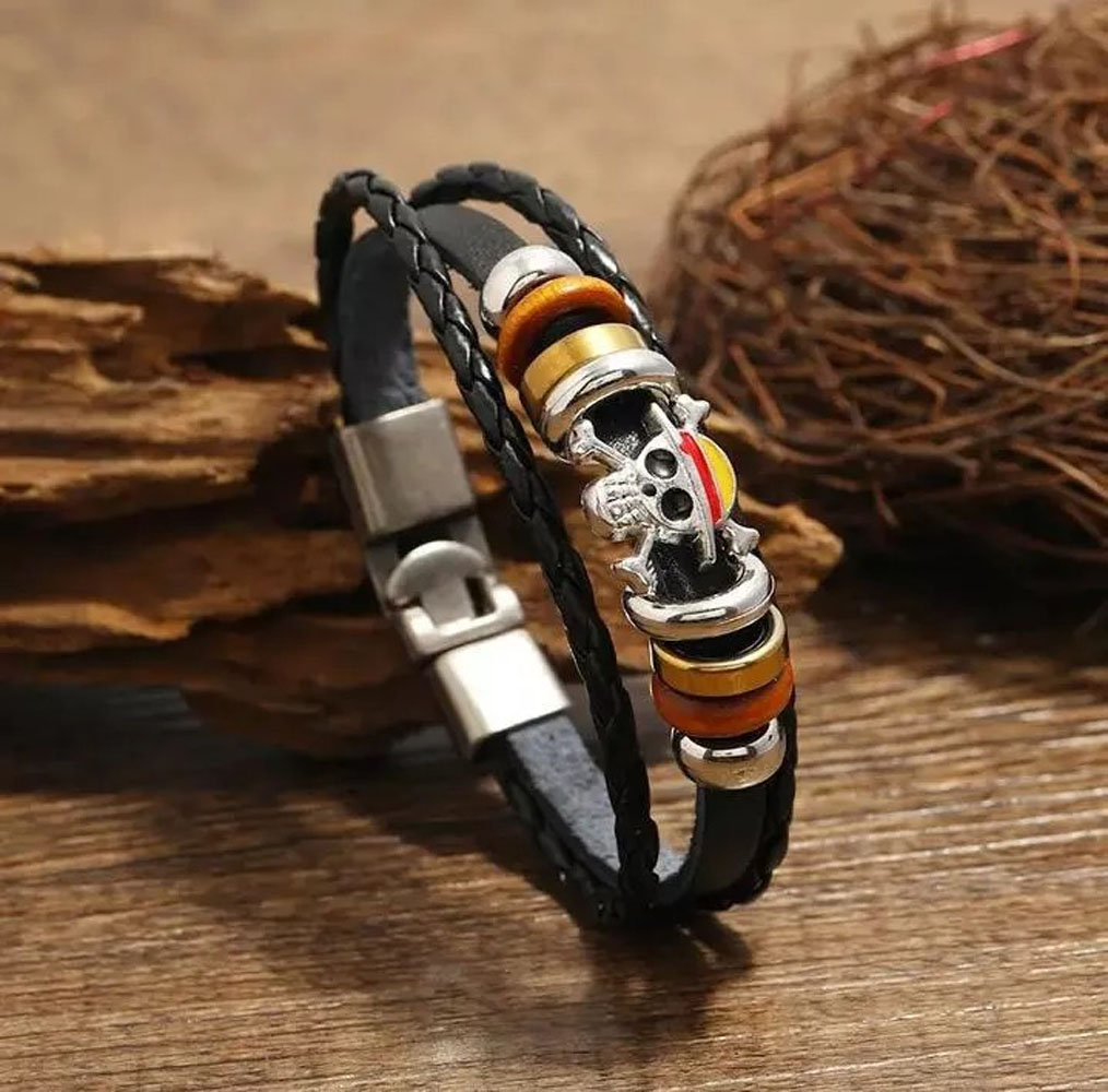 Pulsera Monkey D. Luffy Cosplay Anime One Piece Piratas