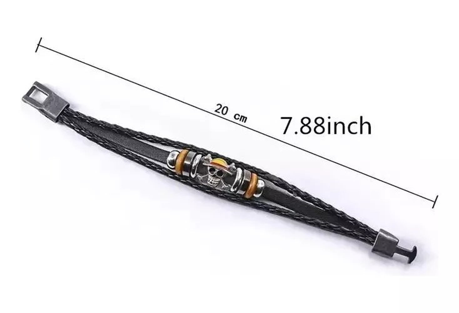 Pulsera Monkey D. Luffy Cosplay Anime One Piece Piratas