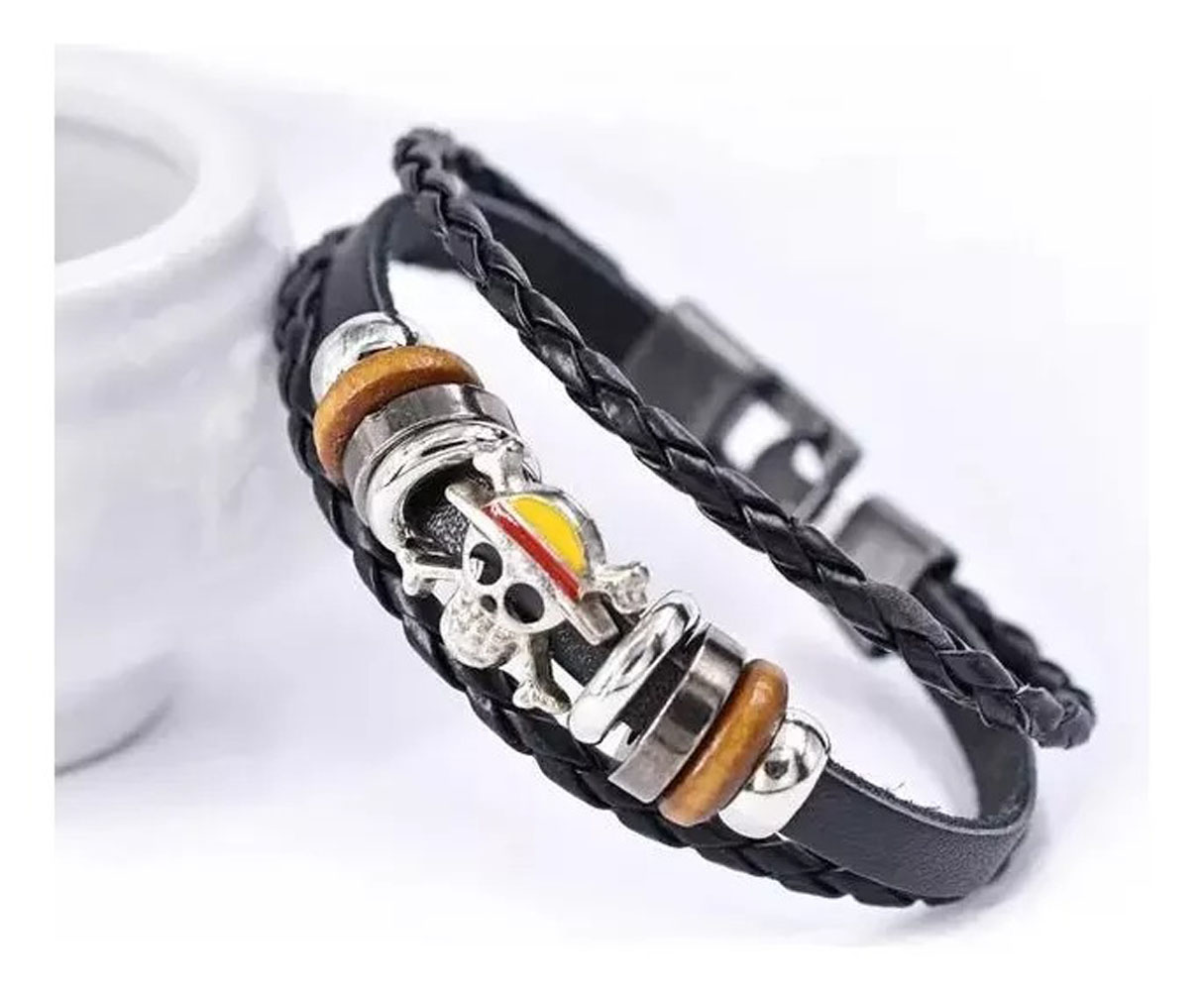 Pulsera Monkey D. Luffy Cosplay Anime One Piece Piratas