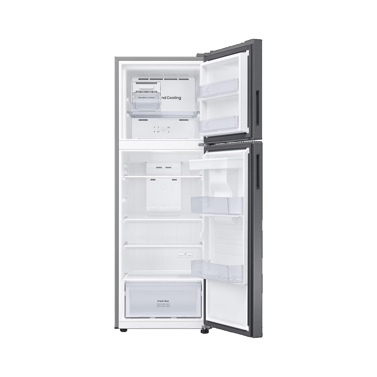 REFRIGERADOR SAMSUNG RT35DG5224S9EM 12 PIES TOP MOUNT C/DESPACHADOR ACERO ALBY
