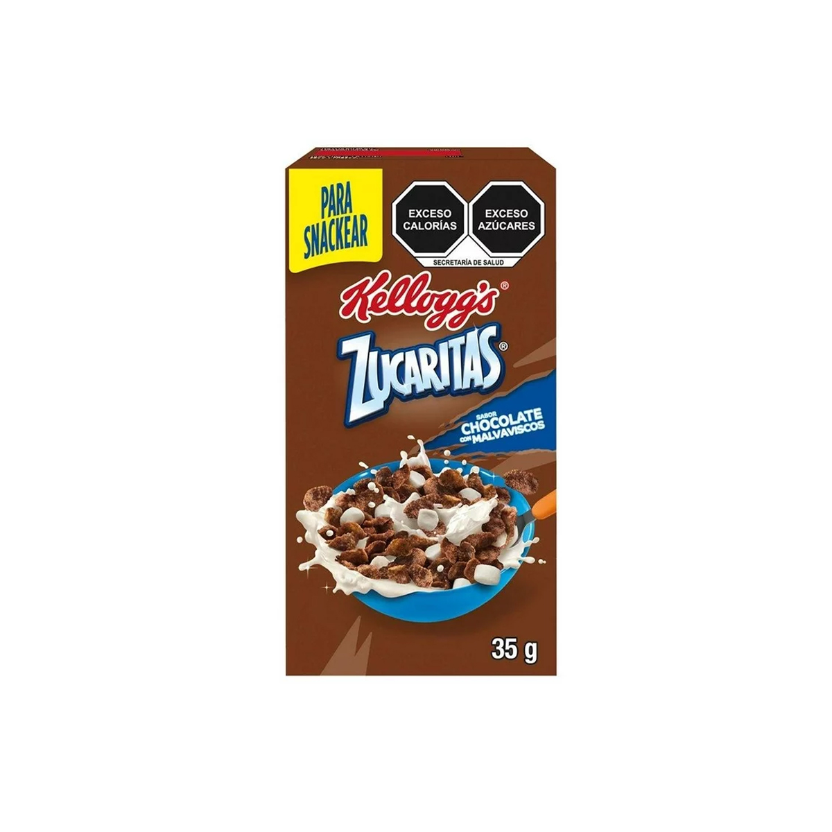 Cereal Zucaritas Chocolate Malvavisco 20 piezas de 35 gramos c/u