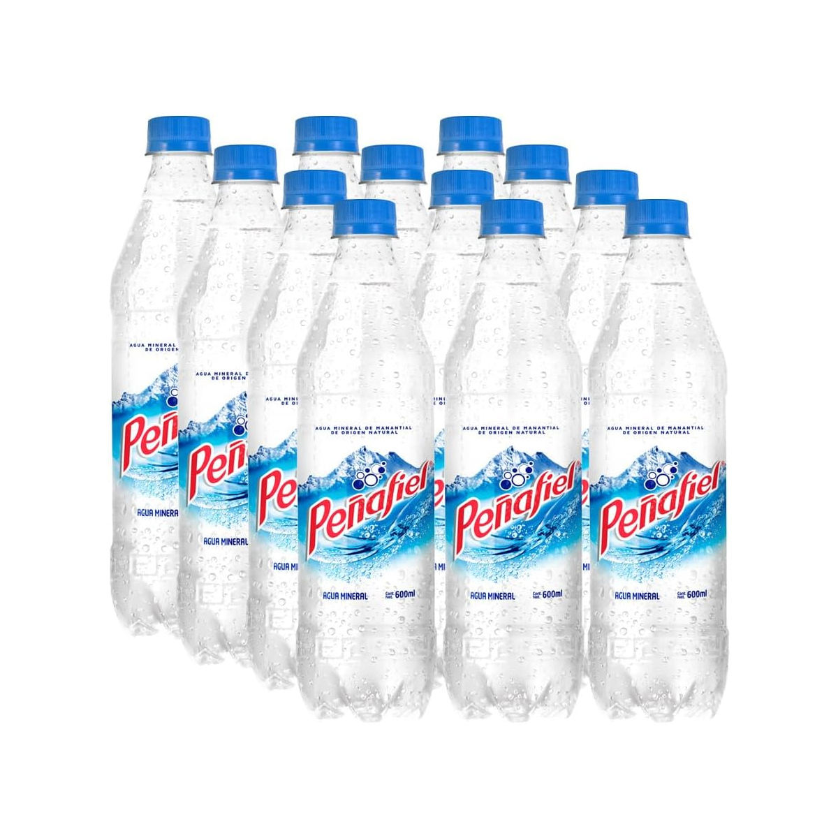 Agua Mineral Peñafiel de Manantial 12 Botellas de 600 ml c/u
