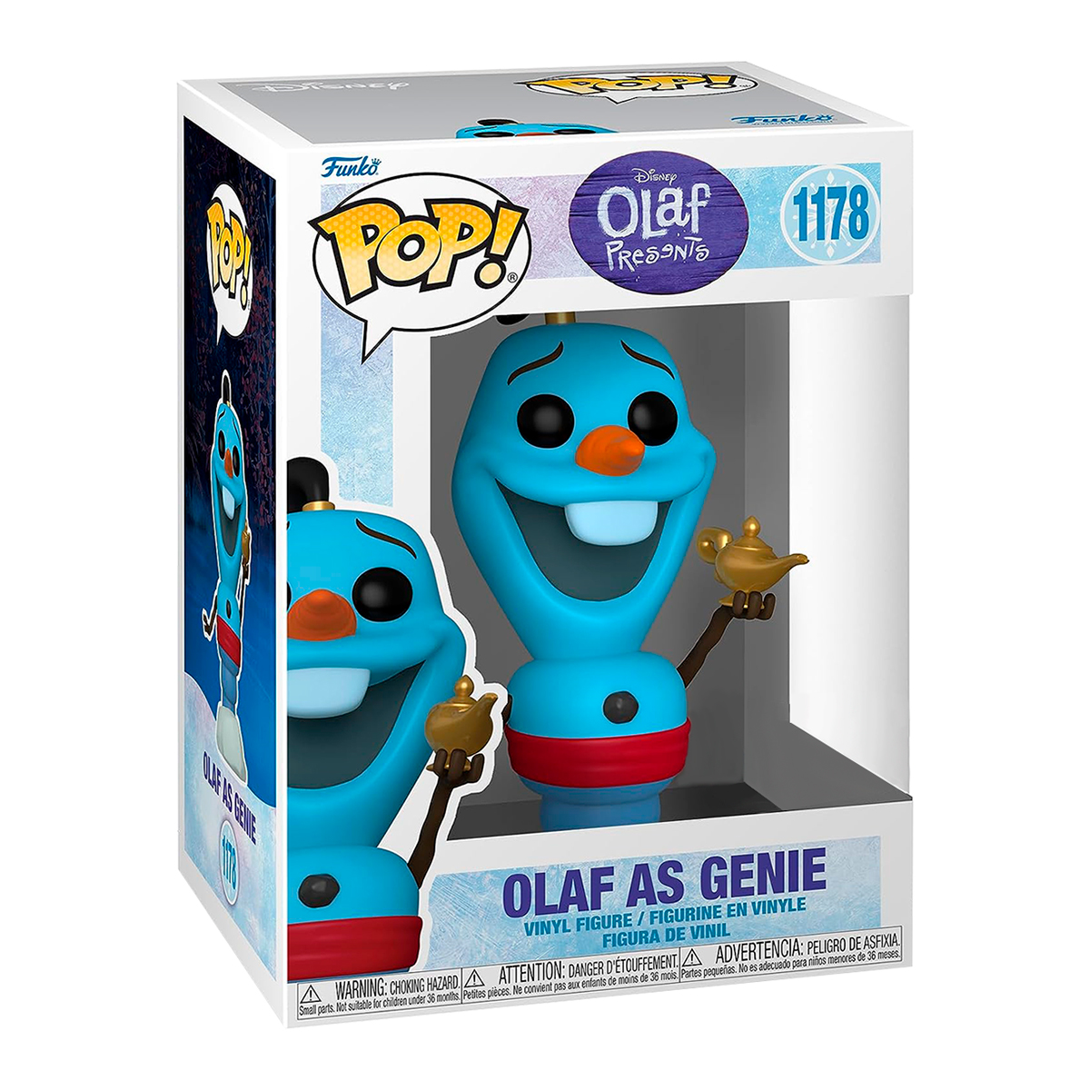 Funko Pop Olaf El Genio #1178 Disney Olaf Presenta Figura Original