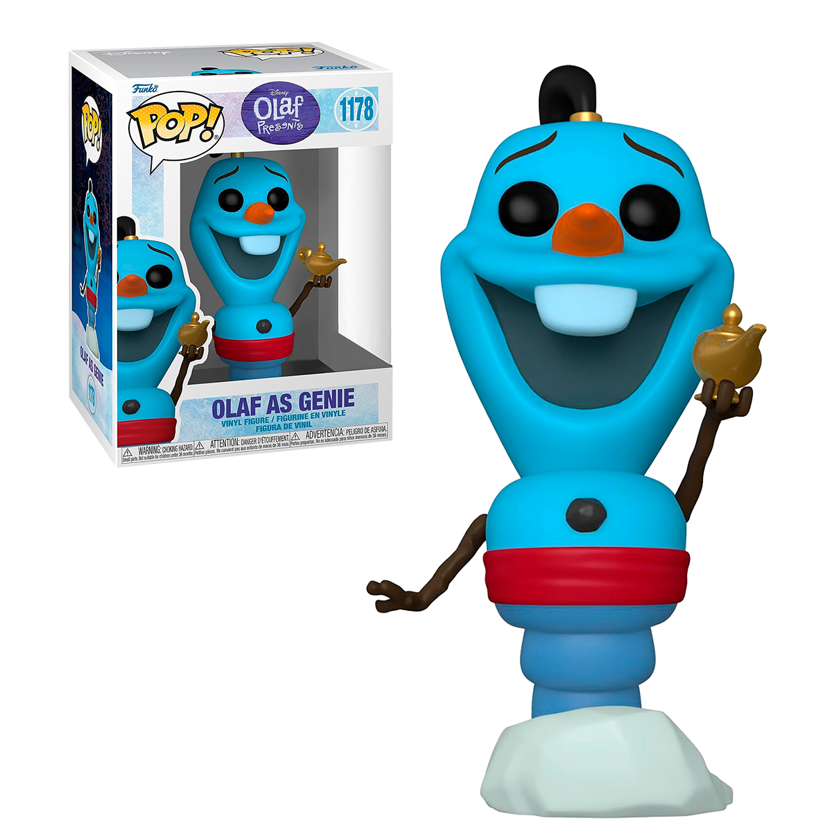 Funko Pop Olaf El Genio #1178 Disney Olaf Presenta Figura Original
