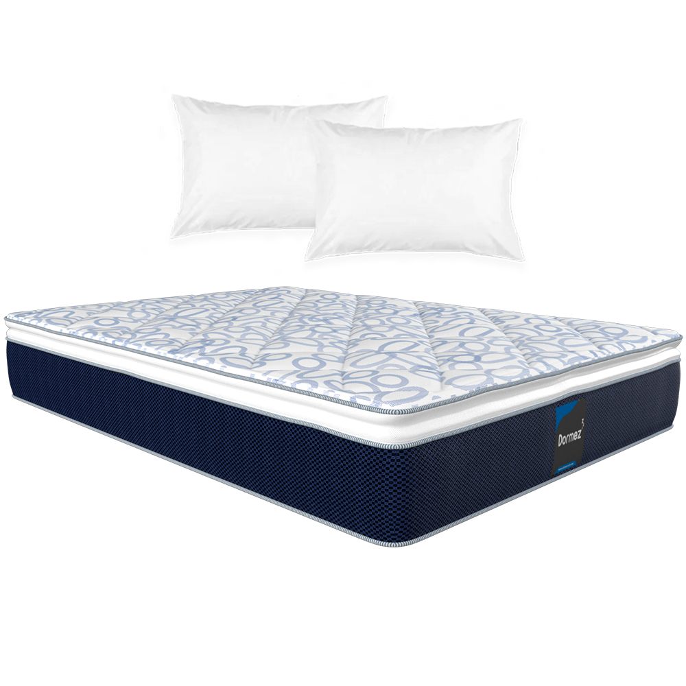 Colchón Matrimonial Silc Evolution Dormez Ortopédico + 2 ALMOHADAS DE REGALO.