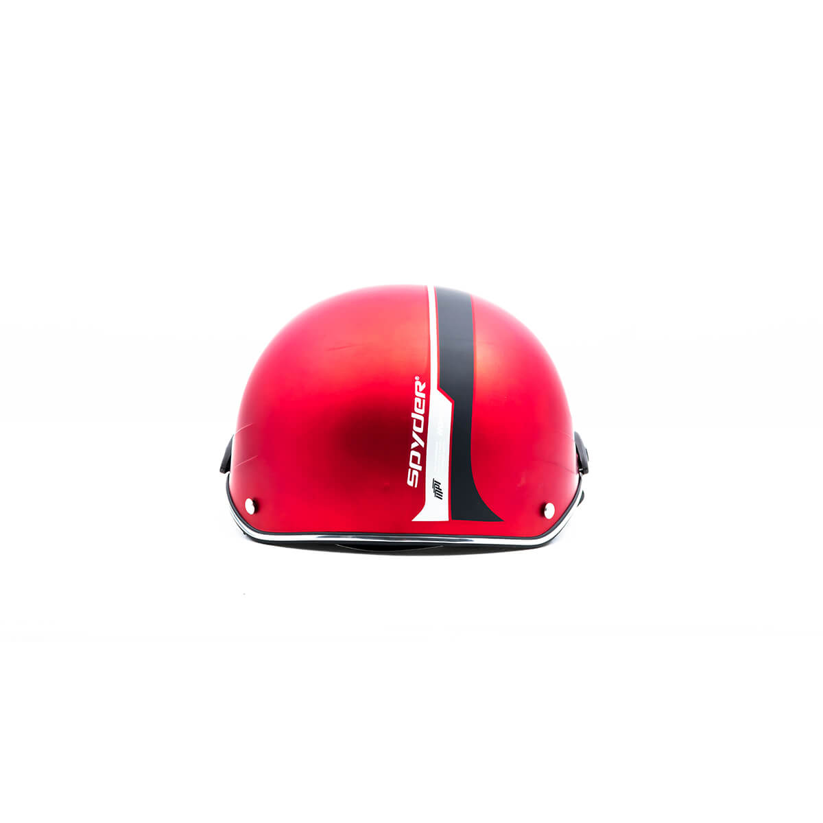 Casco Cachucha Para Moto Rojo