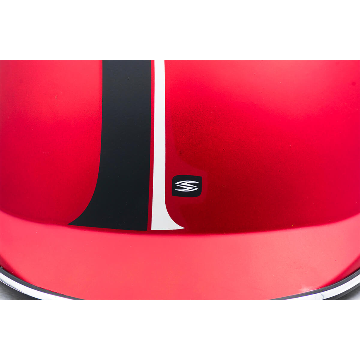 Casco Cachucha Para Moto Rojo