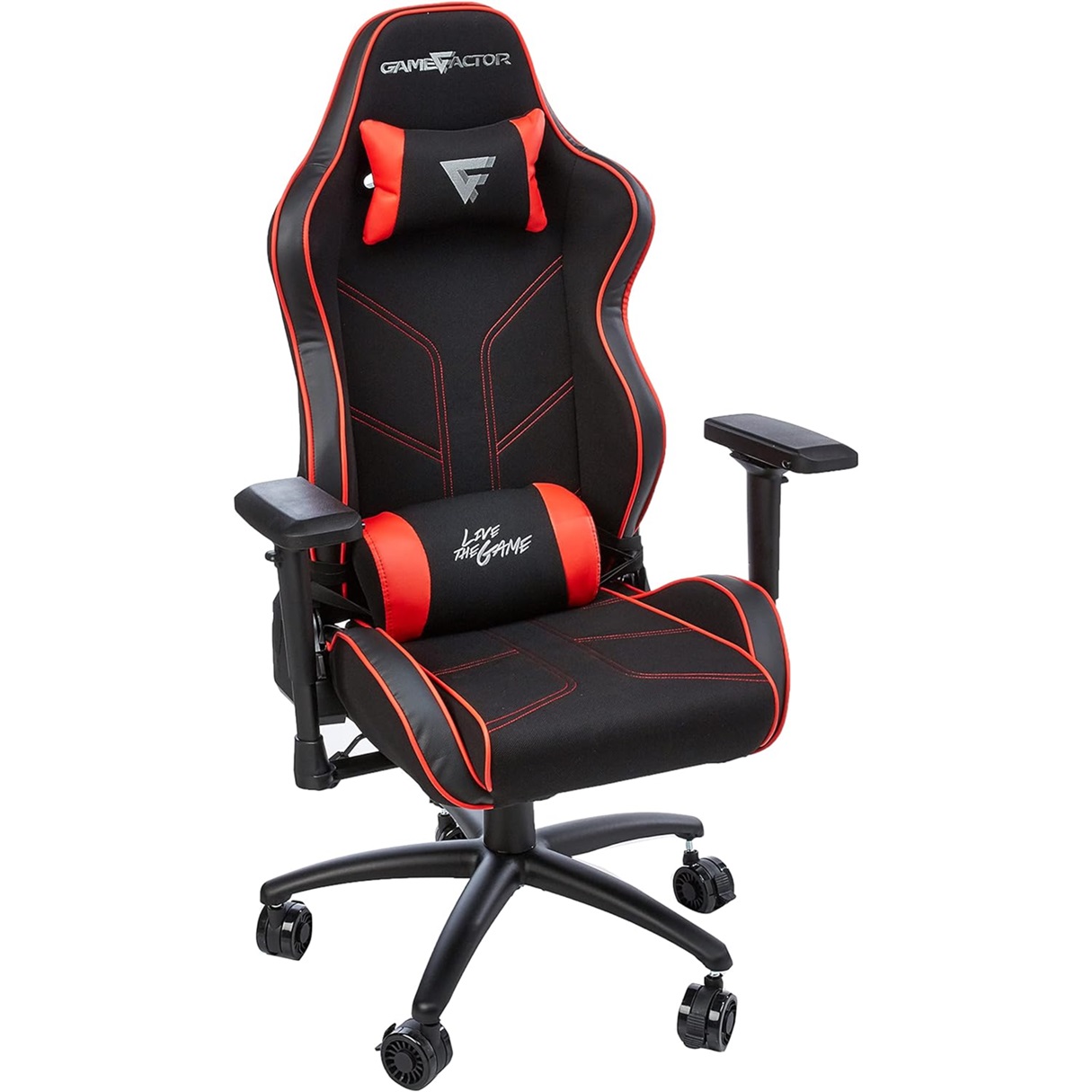 Silla Gamer Game Factor CGC600 V2 Hasta 150Kg Con Descansabrazos