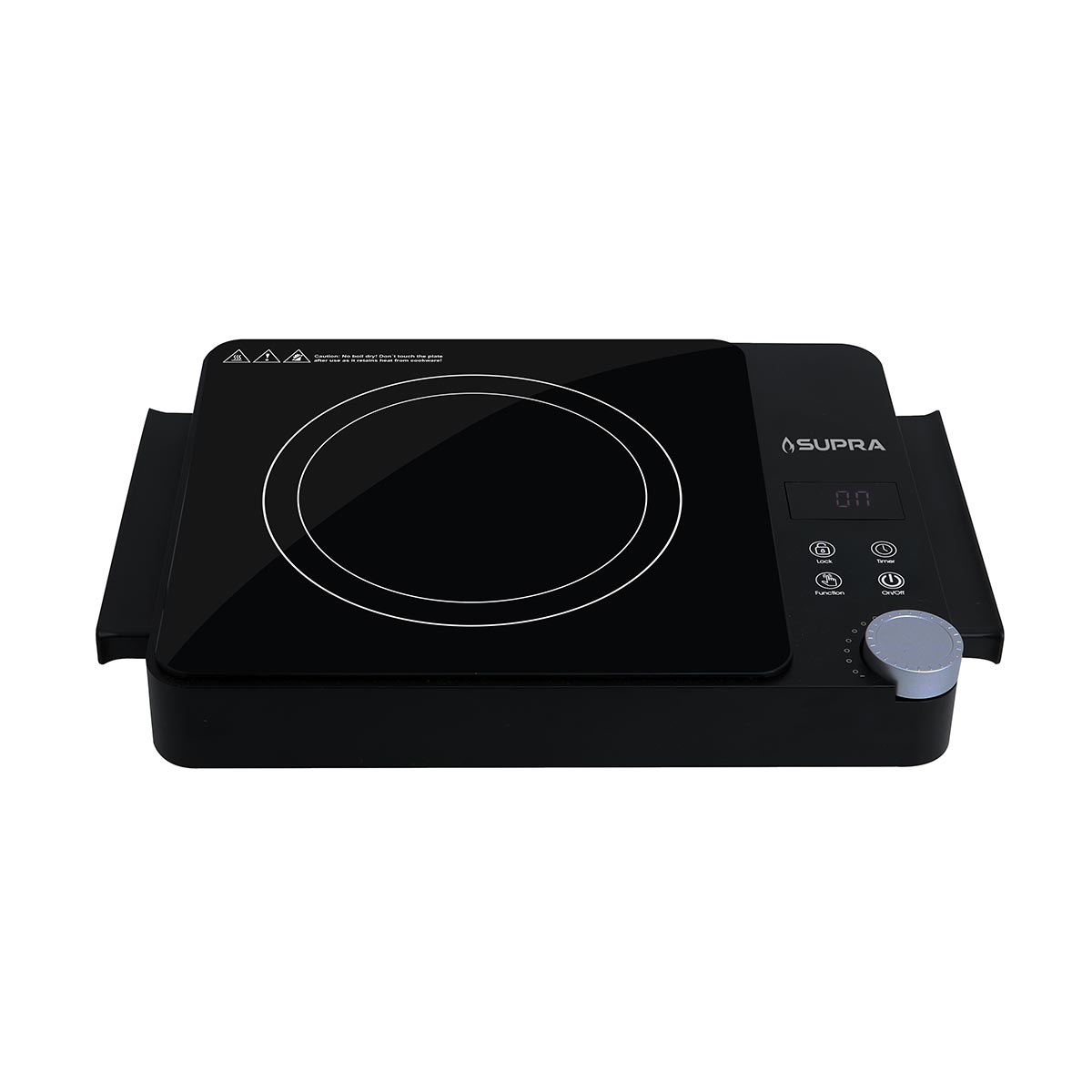 PARRILLA ELECTRICA DE VITROCERÁMICA DE 1 QUEMADOR SUPRA.