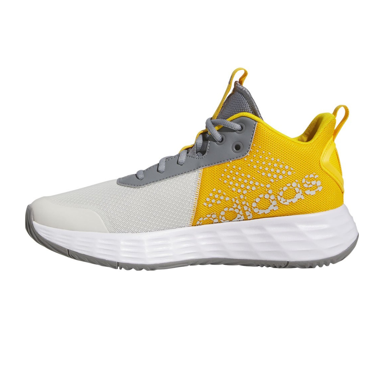 Tenis Deportivo Adidas Ownthegame 2.0 Gris/amarillo de Hombre  IG6248