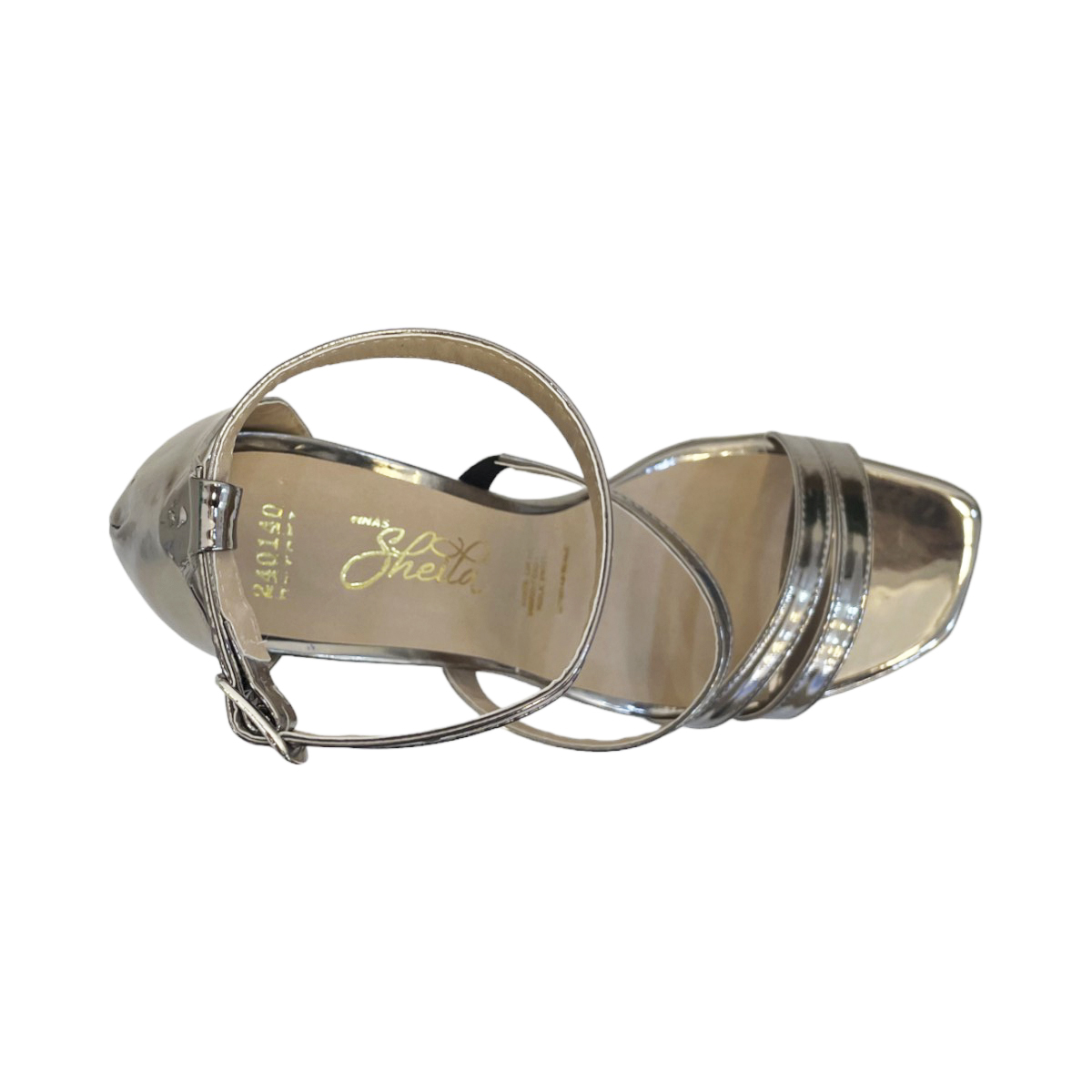 Zapatillas Fiesta Mujer Sheila Charol Tacon Comodo 8 cm