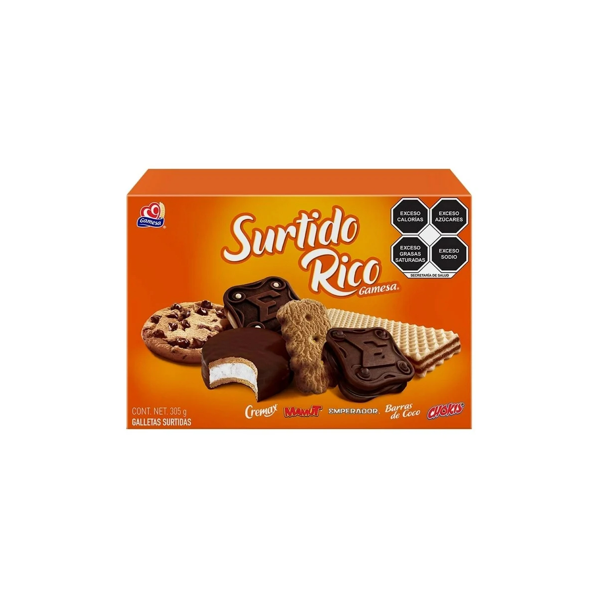 Caja Galleta Surtido Rico 305 gramos