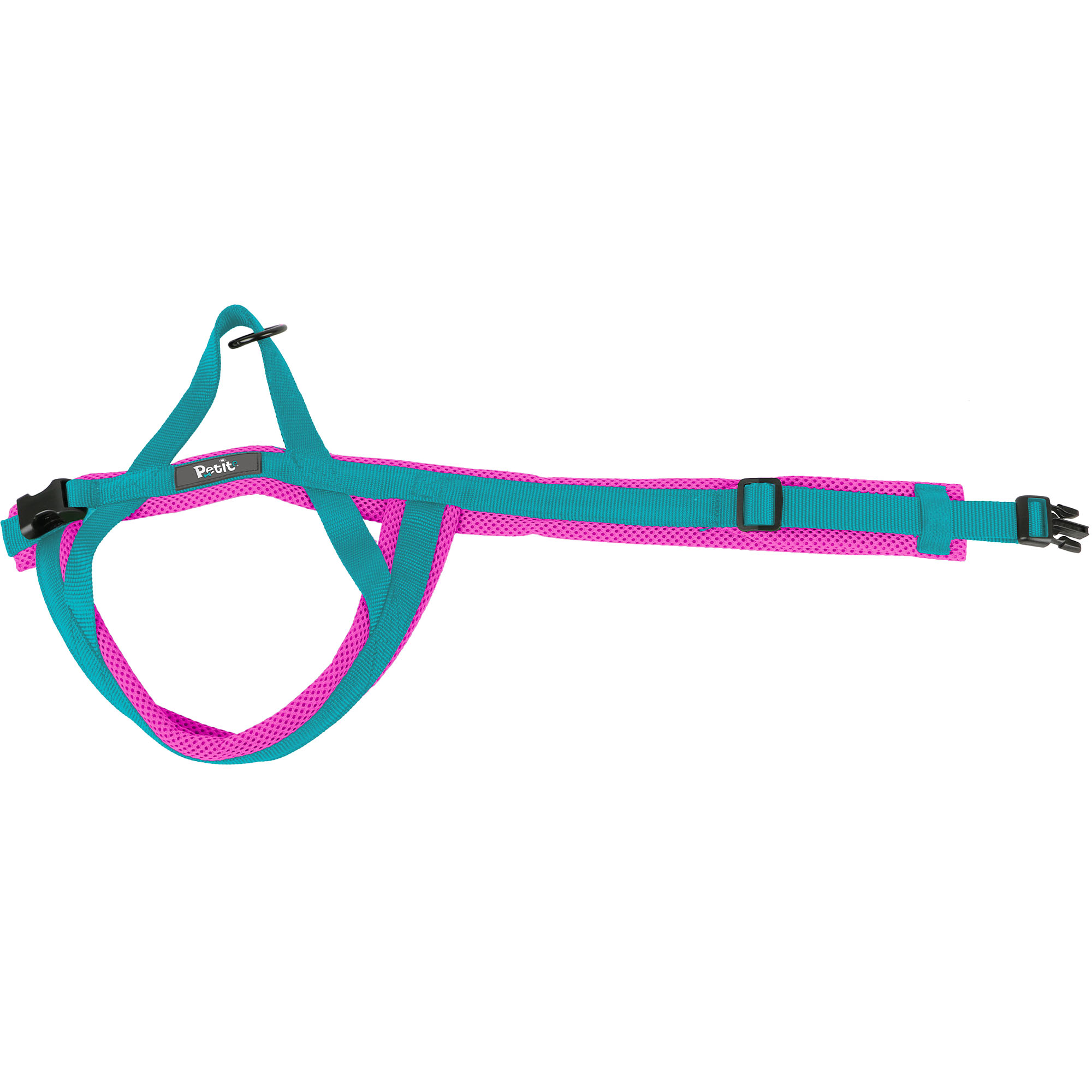 Arnés Tipo Noruego para Perro Ajustable Mediano Petit Azul.