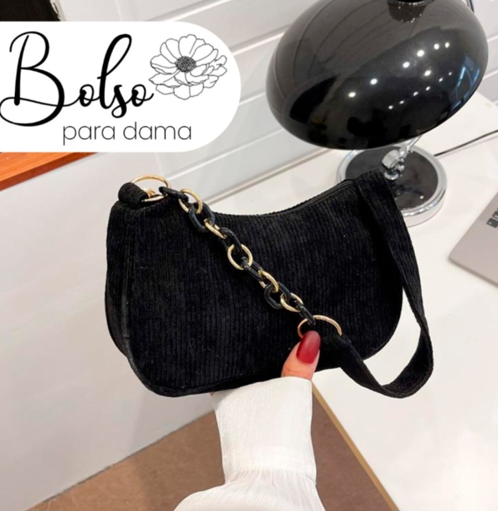 Mini Bolsa de Pana para Dama - Estilo Vintage y Elegante