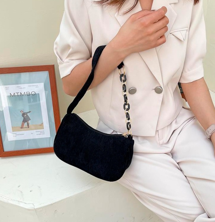 Mini Bolsa de Pana para Dama - Estilo Vintage y Elegante