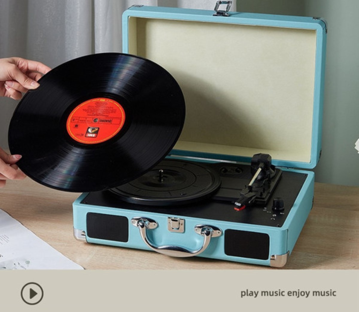 Reproductor Vinilo Tocadiscos Noga Opiniones Reproductor Tocadisco