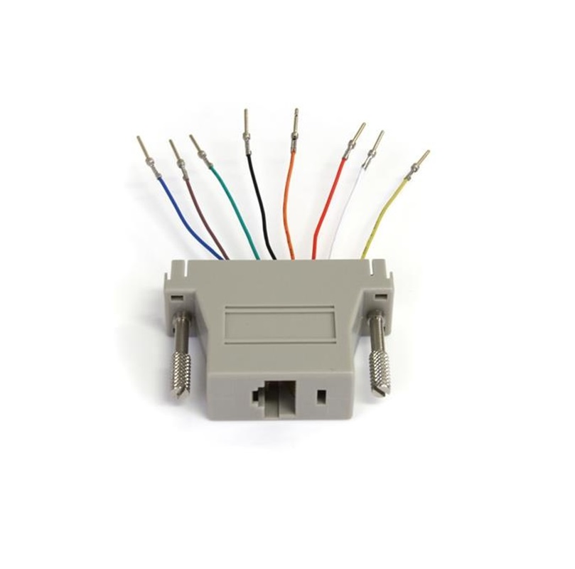 Adaptador Modular Serial DB25 Macho - RJ45 Hembra StarTech.com Gris
